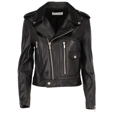 christian dior women's leather jacket|pre owned christian dior jacket.